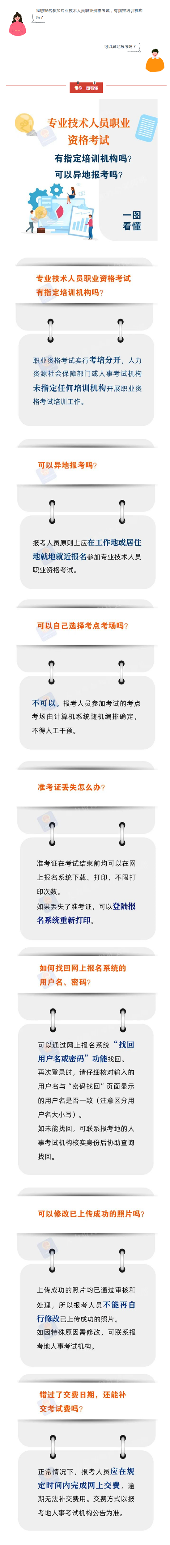 专业技术人员职业资格考试有指定培训机构吗？可以异地报考吗？一图看懂.png