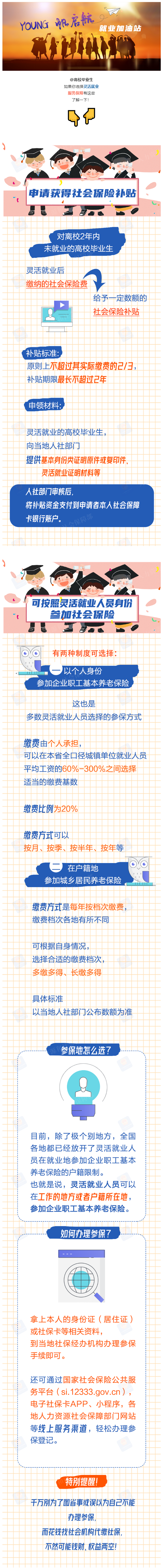 【YOUNG帆启航 就业加油站】灵活就业记得领取社会保险补贴！个人参保无障碍，攻略送上→.png